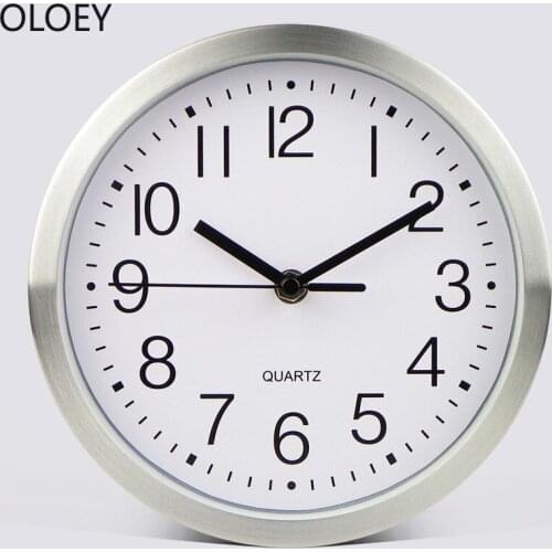Metal Silent Wall Clock Modern Design Hidden Stash Living Room Home Decor Clocks Bedroom Orologio PareteSmall Wall Watches
