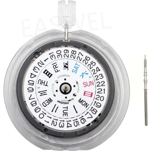 New High Accuracy NH36/NH36A Automatic Movement Date/Day at 3 White Date Wheel