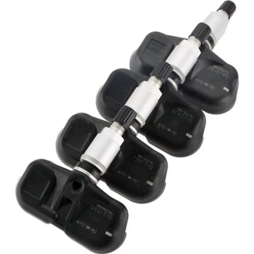 4Pcs Car 42753-SWA-A53 42753SWAA53 PMV-107M TPMS Tire Pressure Sensor Wheel 315MHZ For Honda Accord CRV FiT 2007-2012