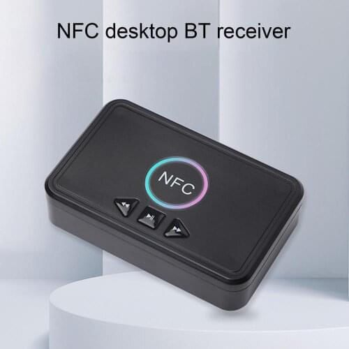Portable NFC Bluetooth 5.0 USB 5V DC output Audio Receiver long-distance transmission 20 meters Music Adapter for Speaker