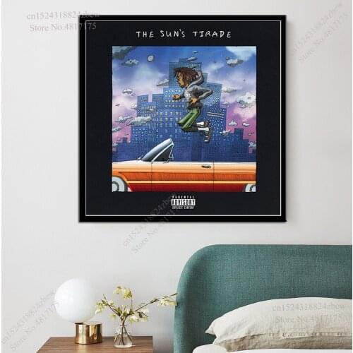 Isaiah Rashad Poster Rapper Singer Music Album The Suns Tirade Cilvia Demo Canvas Painting Wall Art Poster and Print Home Decor