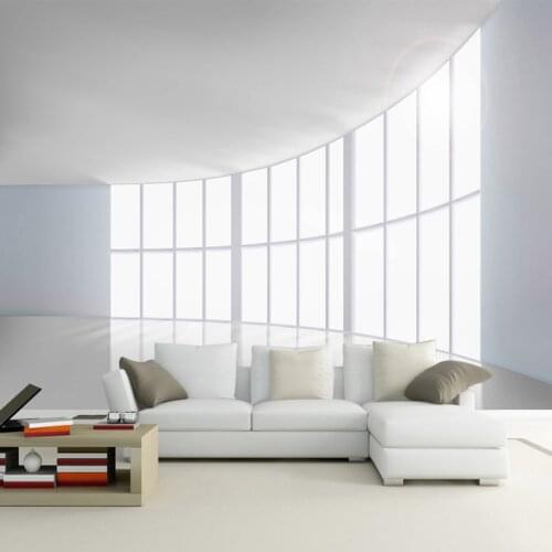 Drop Shipping Custom Size Modern Minimalist 3D Abstract Space Expansion Home Decor Wall Painting Art Backdrop Mural Wallpaper