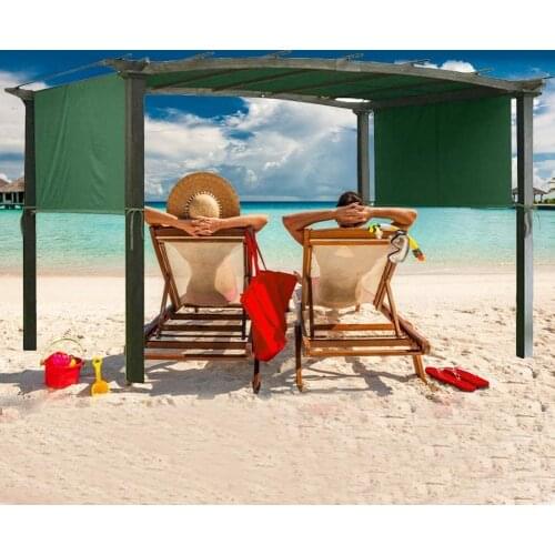 Sun Shade Canopy Cover Sturdy Durable Replacement Awning for Pergola Structures Cover Only, No Shelves