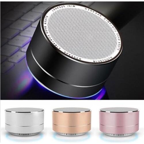 LED Bluetooth Speaker Portable Wireless Mini Super Bass Mp3 Music Player Sound Colum for PC Mobile phone iPad