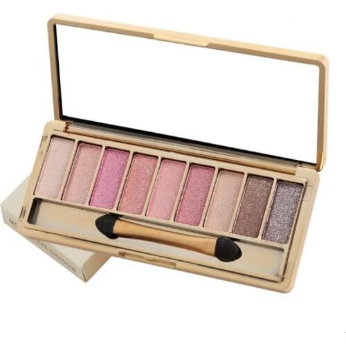 High Quality 9 Colors Makeup Eyeshadow Palette Matte Diamond Glitter Matte Eye Shadow in One Palette Blush Makeup Set for Beauty