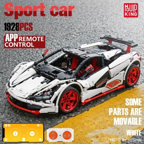 Mould King High-Tech series Supercar building block toy The P1 APP Remote control Car model Bricks kid DIY Educational toy Gifts