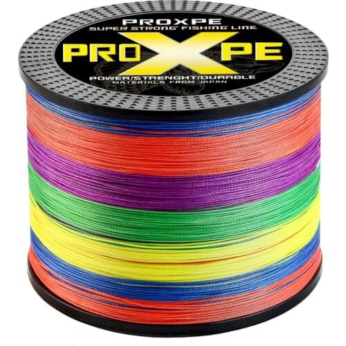 PROXPE Japan Fly PE Fishing Line 8 Strands Braided Colour Freshwater Saltwater Carp Sea Spinning Tackle 200M 300M