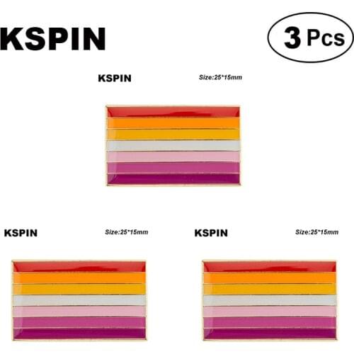 Sun Set Lesbian Lapel Pin Brooches Pins Flag badge Brooch Badges