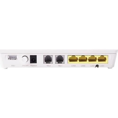 4GE+2TEL+USB+WIFI 4 port ge ont wifi fiber optic modem HG8245H gpon onu