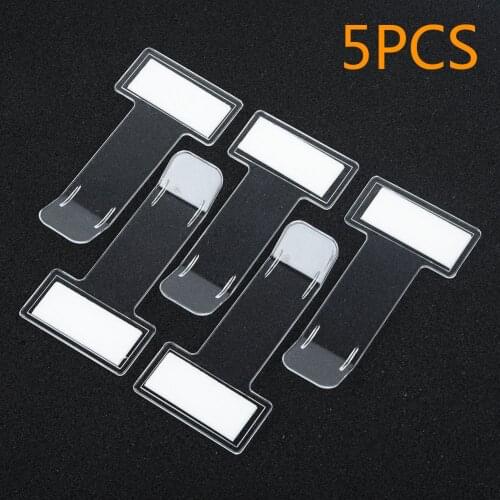 5pcs Car Styling Parking Ticket Clip Auto Fastener Ticket Clips Ticket Permit Card Ticket Holder Clip Sticker ​Auto Fastener