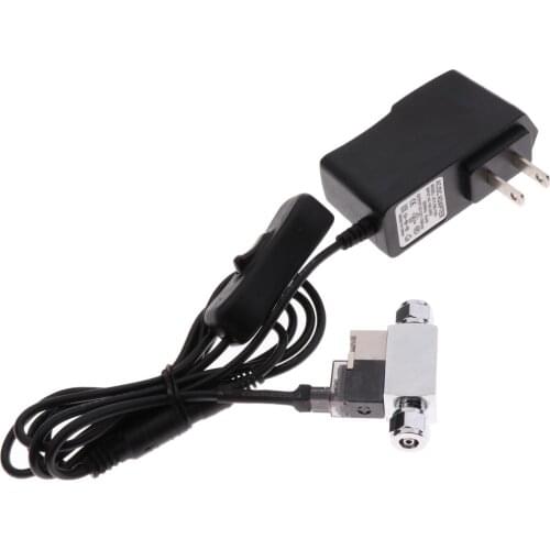 Aquarium CO2 Regulator Magnetic Solenoid Valve For CO2 Cylinder Generator