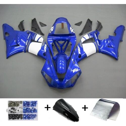 Artudatech ABS Injection Plastic Kit Fairing For Yamaha YZF R1 2000 2001 Blue