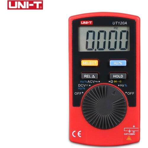 UNI-T UT120A UT120B UT120C Auto Range Pocket Size Stype Digital Multimeter Frequency Diode Easy Carry