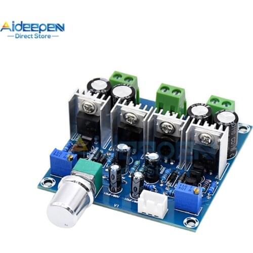 DC 24V 2A XH-A851 TIP41C TIP42C 15WX2 2 Channel Class Stereo Power Amplifier Board Class D 15W+15W Audio Conveter Amplify Audio