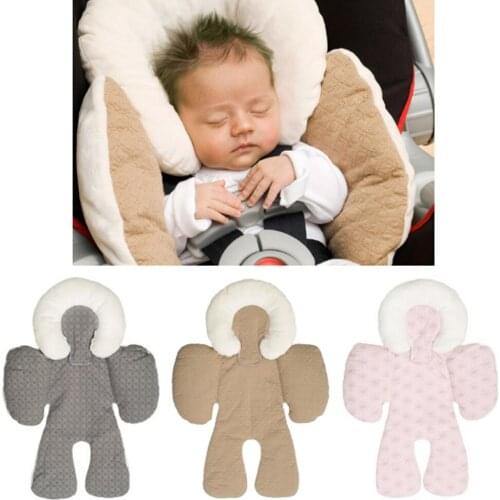 Baby Shaped Protection Pillow Cart Cushion Car Seat Cushion Head Support Pads Soft Adjustable Double-sided Strollers Accessories