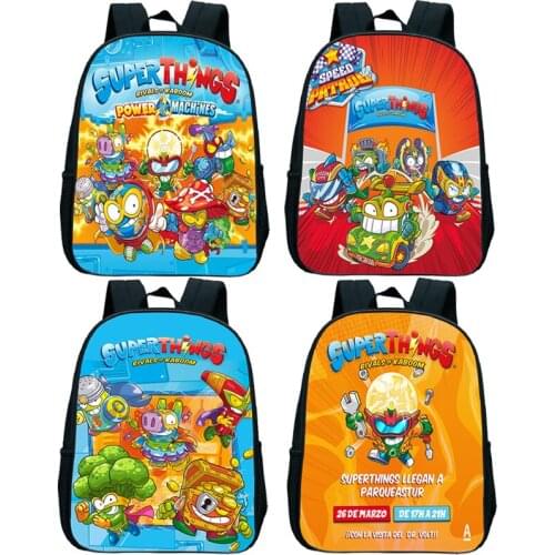 Children Super Zings Kindergarten Backpack Toddler Kindergarten Bags Boy Girls Cartoon Super Things Knapsack Kawaii Mini Mochila