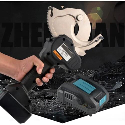 Electric Cable Cutting Mahchine EC50/65M Electric Ratchet Cutter Ratchet Rechargeable Electric Gear Cutter Charging Cable Cutter