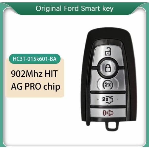 ​​CN018065 Original Smart Key For Ford Frequency 902MHz Transponder HITAG PRO Part No HC3T-015k601-BA