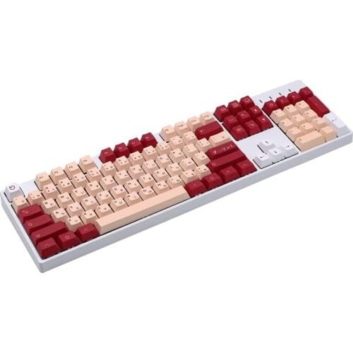 PBT Keycap Cherry Profile 129 Keys Dye Sublimation Daling Mechanical Keyboard Keycap for MX Switches Mechanical Keyboard