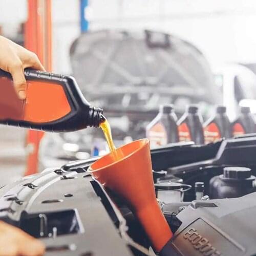 Motorcycle long mouth filling oil funnel Multi-purpose long rod plastic funnel used for other liquids in automobiles and fuel ta