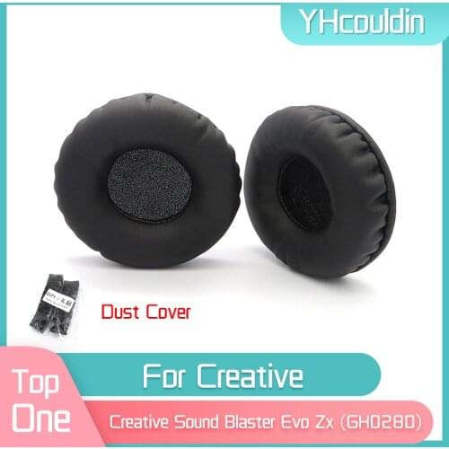YHcouldin Earpads For Creative Creative Sound Blaster Evo Zx GH0280 Headphone Replacement Pads Headset Ear Cushions