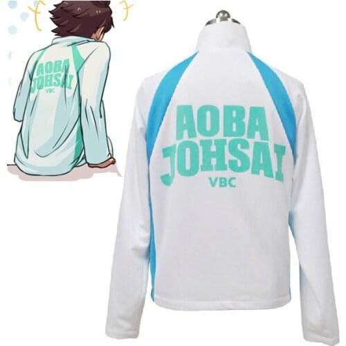New Anime Haikiyu!! High School Oikawa Tooru Women Men Cosplay Costume Coat Unisex Casual Jacket Clothing