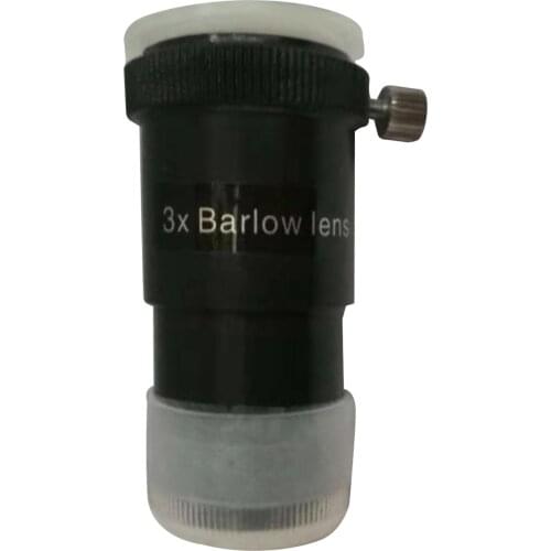 1.25' inch Astronomy Telescope Eyepiece Barlow Lens 3X Fully Coated