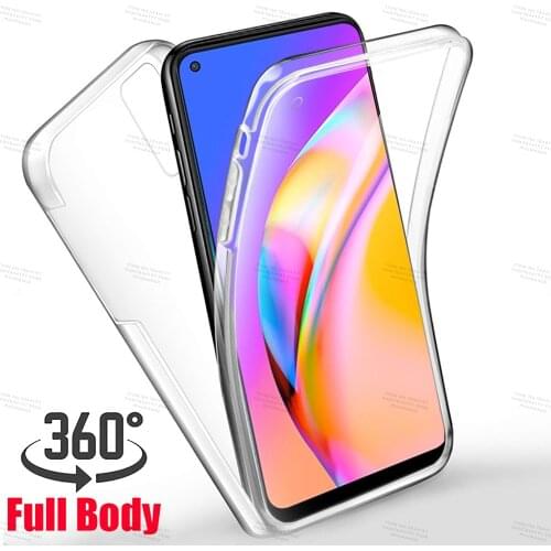 Full Body Case For Oppo A94 5G 6.43inch Double Side Silicone TPU Transparent Coque for oppo appo A94 A74 A54 5G safety cover