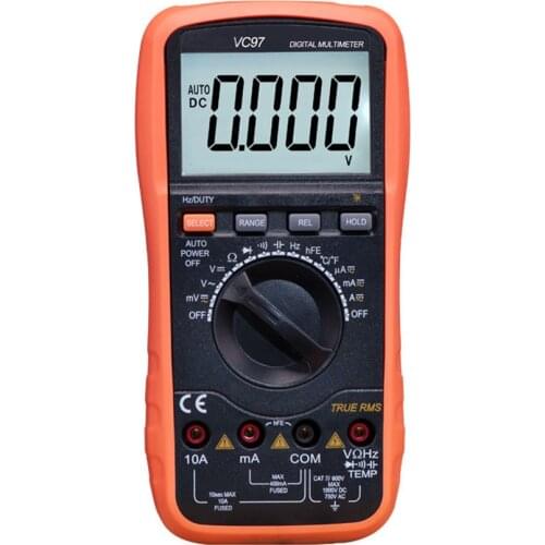 Professional True RMS Auto Range 4000 Counts Resistance Capacitance Frequency Temperature Victor Digital Multimeter