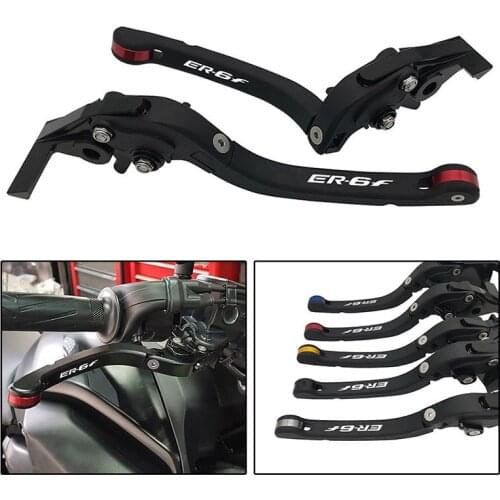 SEMSPEED Adjustable Folding Lever For KAWASAKI ER-6F ER 6F ER6f 2017 2018 219 2020 Motorcycle Handle CNC Brake and Clutch Levers