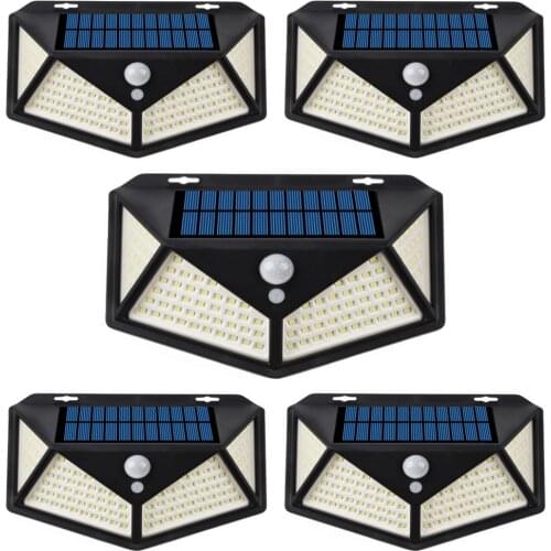Motion Sensor LED Solar Light Solaire Foco Exterior Luces Jardin Garden Navidad Lampara Outdoor Wall Lamp Backyard Pathway Luz