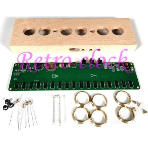 Former Soviet Union IN14 glow tube clock, Retro clock DIY kit, suitable for living room decorations, birthday gifts