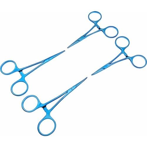 Titanium Hemostat Forceps Mosquito Locking Plier ophthalmic surgical instruments