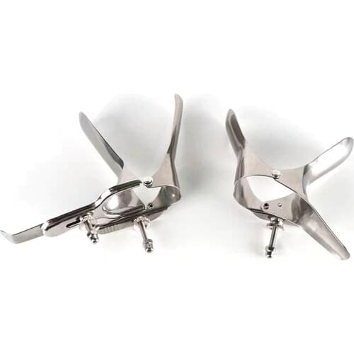 Adult products stainless steel vaginal speculum speculum vaginal dilator colposcopy speculum speculum