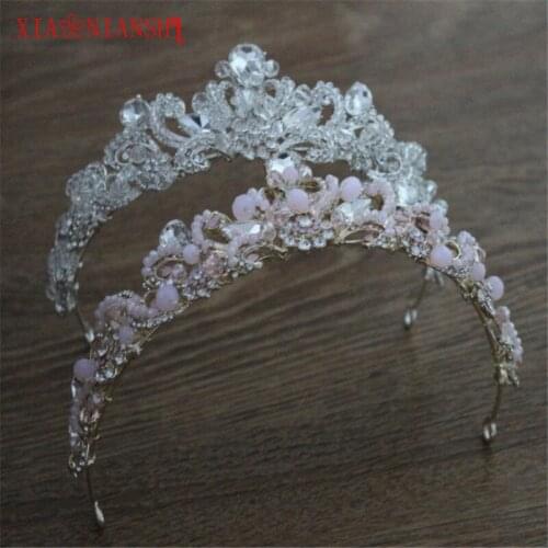 XIAONIANSHI Brand Newest High-grade Crystal Tiara Crown Woman Hair Jewelry Rhinestones Wedding Crown Hair wear Bride Accessories