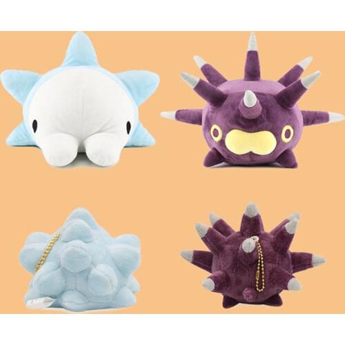 Japanese Game Animal Snom Pyukumuku Pincurchin Plush Toy Soft Stuffed Pillow Doll School Bag Pendant Keychain For Birthday Gift