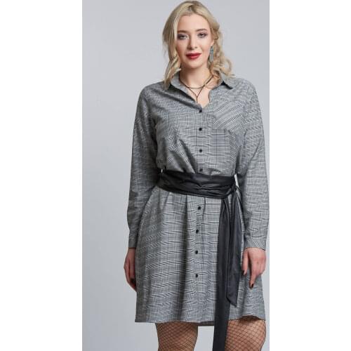 Womens Black Lycra Leather Belt 874