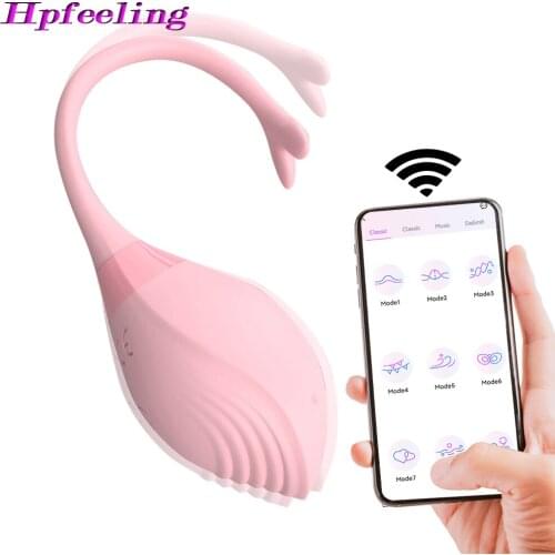 Women Vibrator APP Wireless Remote Control 9 Frequency G-sport Clitoris Stimulator Vibrating Egg Kegel Ball Sex Toy for Couple