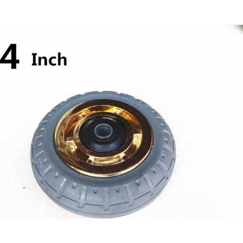 4 Inch Caster Single Wheel Medium Phnom Penh Fiberhome Rubber Wear Resistant Trolley Flat Car