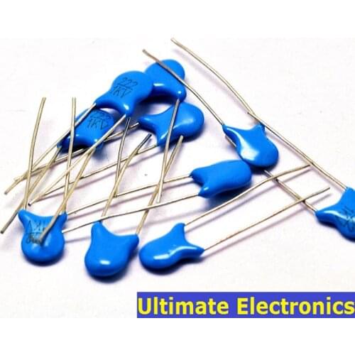 200pcs 2.2nF 222 1KV 2200pF High Voltage Ceramic Disc Capacitor