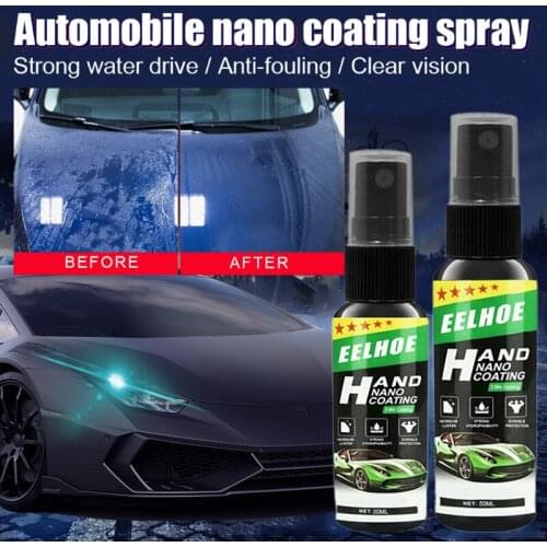 30ml/50ml Car Top Nano Coating Automobile Nano Spray Glass Polishing Plated Crystal Liquid Hydrophobic Coating Waterproof Agent
