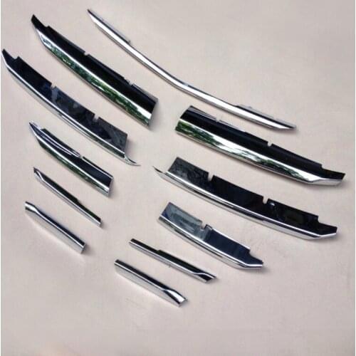 ACCESSORIES FOR MAZDA 3 AXELA 2014 2015 2016 CHROME FRONT RADIATOR MESH GRILL GRILLE BONNET COVER TRIM MOLDING GARNISH 11PCS/SET