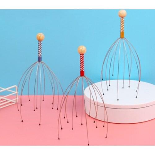 1 Anti-stress Tens Pain Relief Octopus Head Scalp Neck Stress Release Relax Claw Tool