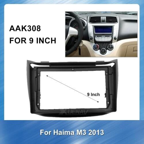 Android Car Stereo Radio Fascia Plate Panel Frame Kit For HAIMA M3 2013 car Fascia Dash CD Trim Installation Kit Dashboard