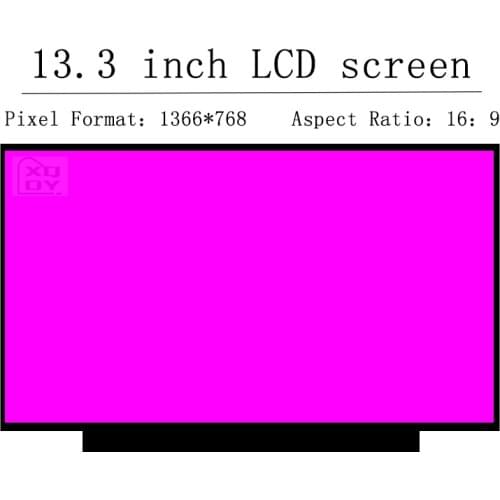 B133XTN03.3 NT133WHM-N47 N45 N35 N133BGA-EA2 B133XTN03.2 13.3" LED matrix laptop lcd screen panel 1366*768 30 pins EDP