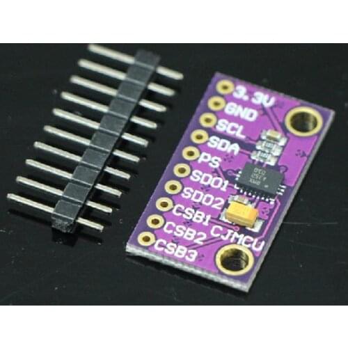Free Shipping! BMX055 IMU sensor 9DoF precision integrated 9-axis attitude sensor SPI / I2C module sensor