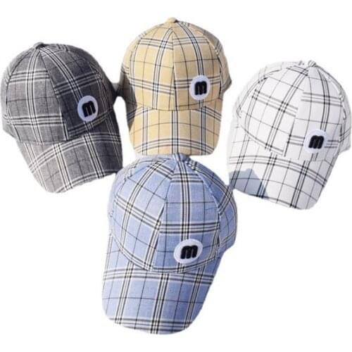 Doitbest 2021 Children Baseball Cap spring Hip Hop Embroidery M Letter kids Hats Boy Girls hat Caps snapback gorras