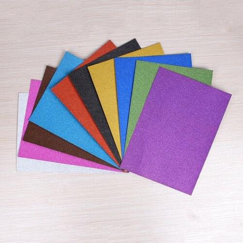 Glitter Paper Handmade Paperboard Flash Powder Cardboard Craft Paper DIY Material Childrens Toy Party Decoration Card