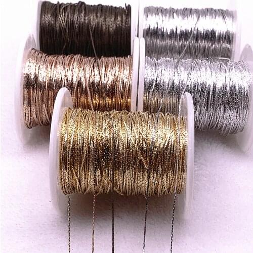 5yards/lot Gold/Bronze Plated Necklace Chain For Jewelry Making Findings DIY Necklace Chains Materials Handmade Supplies