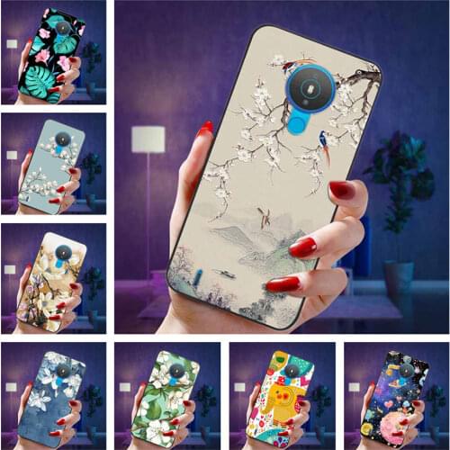 For Nokia 1.4 3.4 5.4 Case 3D Emboss Relief Soft TPU Silicone Back Cover for Nokia 5.4 Phone Cases for Nokia3.4 nokia1.4 Coque